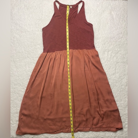 Dolan Left Coast x Anthropologie Coral Orange Fabiana Knit Dress Size Small - Picture 6 of 6